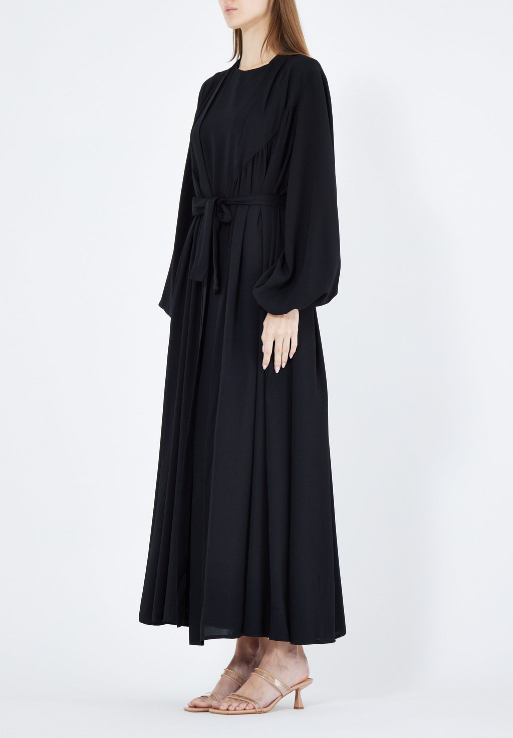 Beautiful Crepe Loose Fitted Jalabiya