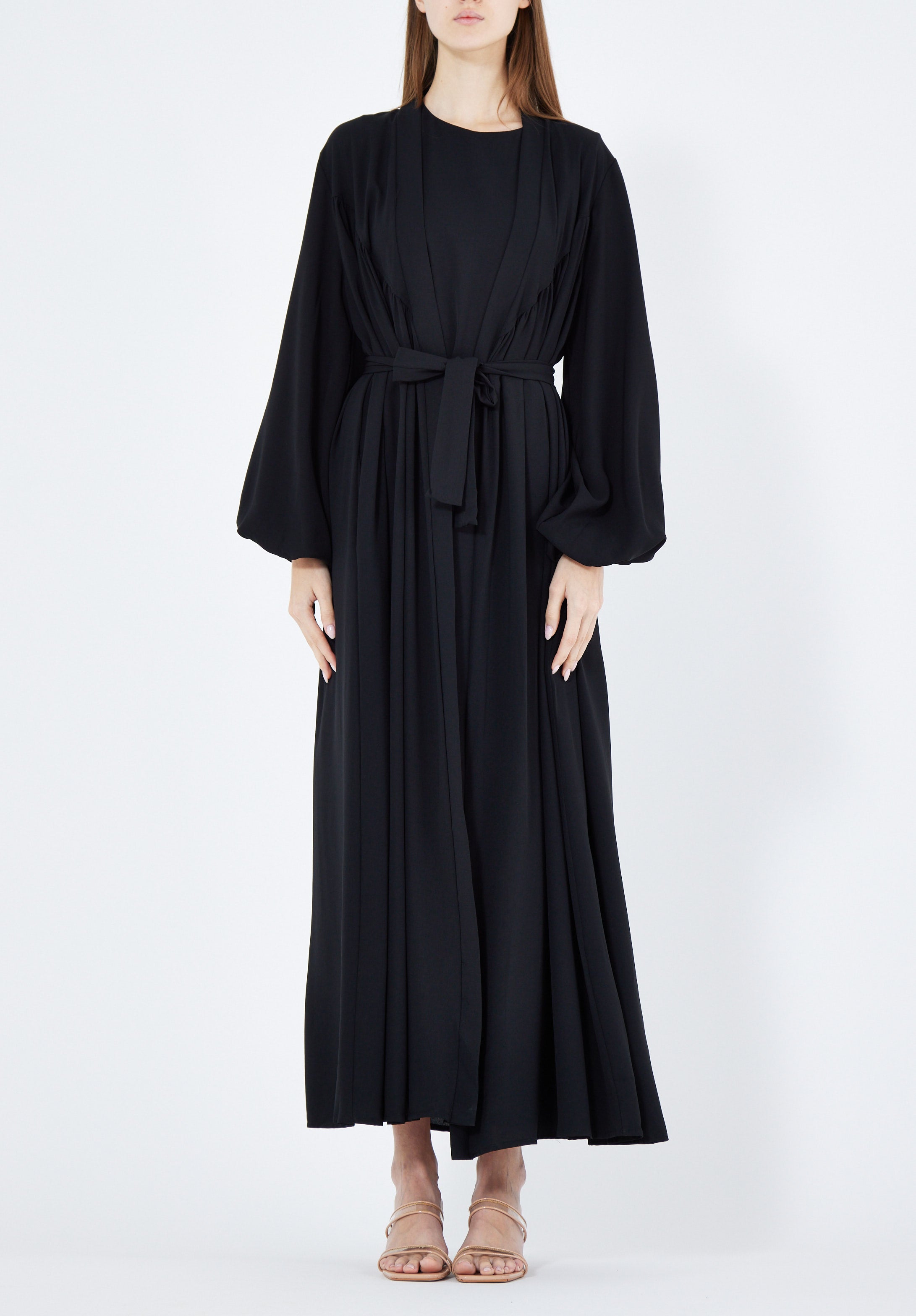 Beautiful Crepe Loose Fitted Jalabiya