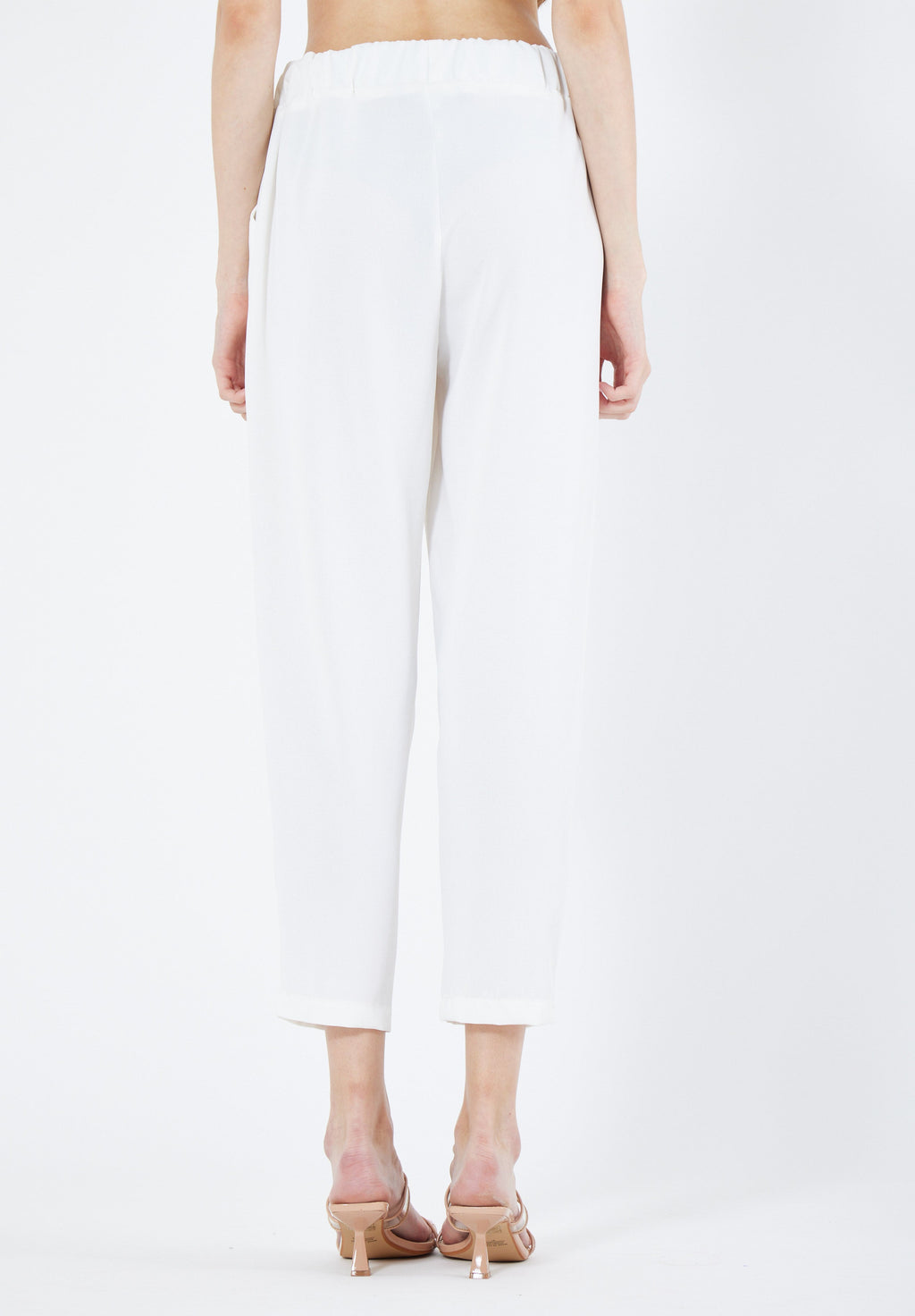 Stylish Elastic Waisted Loose Fit Pant With Pockets