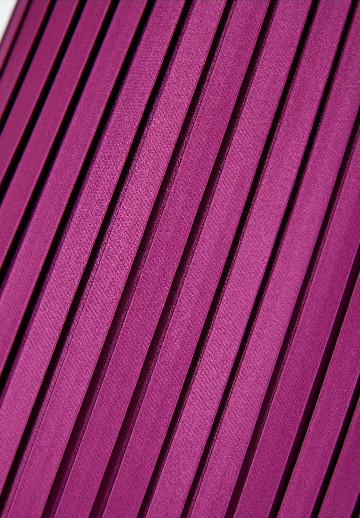 Beautiful Pleated Satin Long Skirt