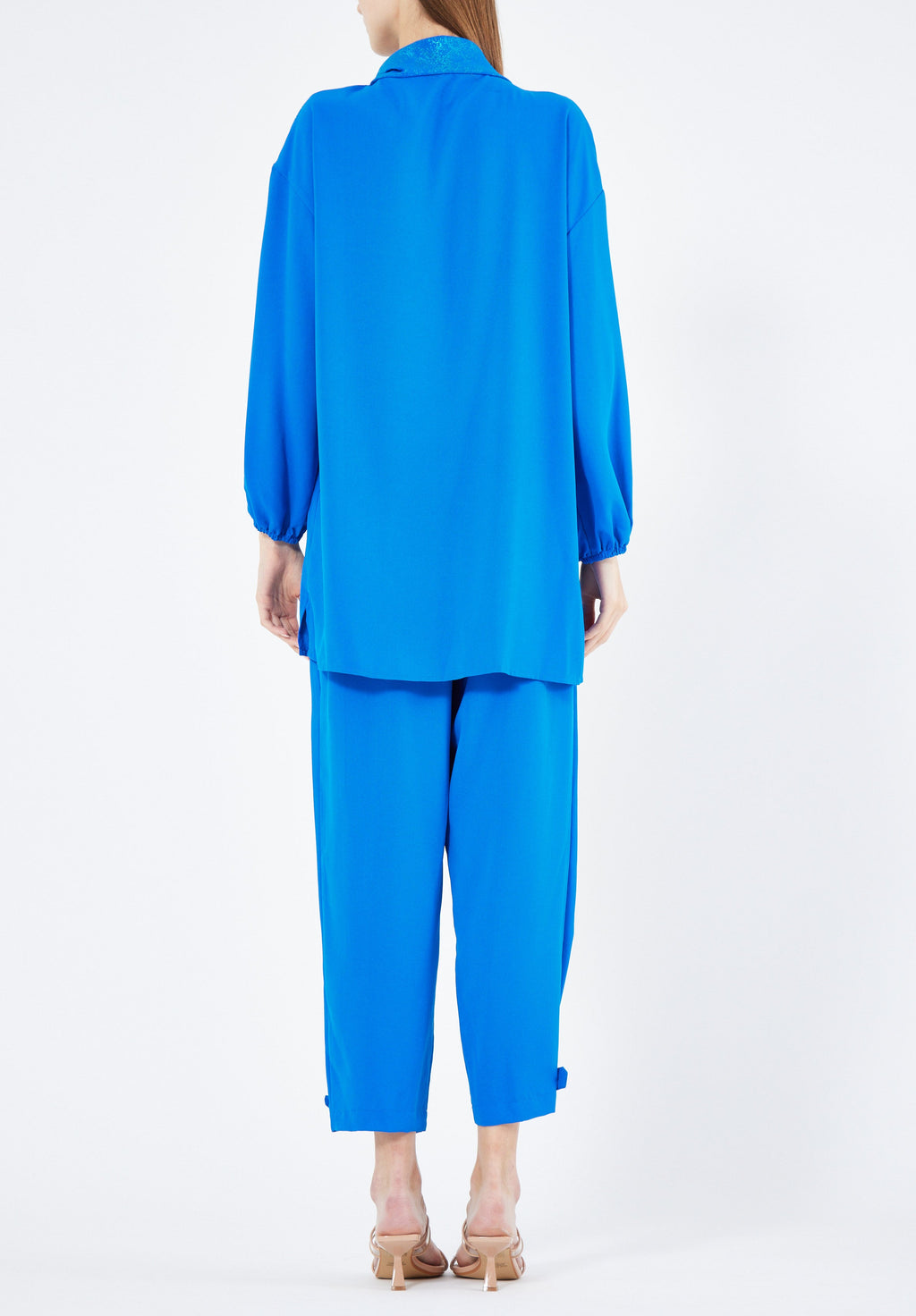 Stylish Applique Detailed Top With Loose fit pant