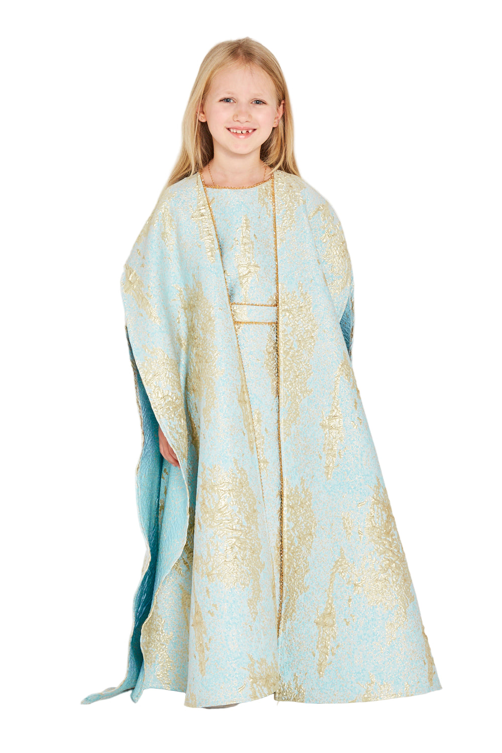 Brocade Jacquard Metallic Pattern Gown