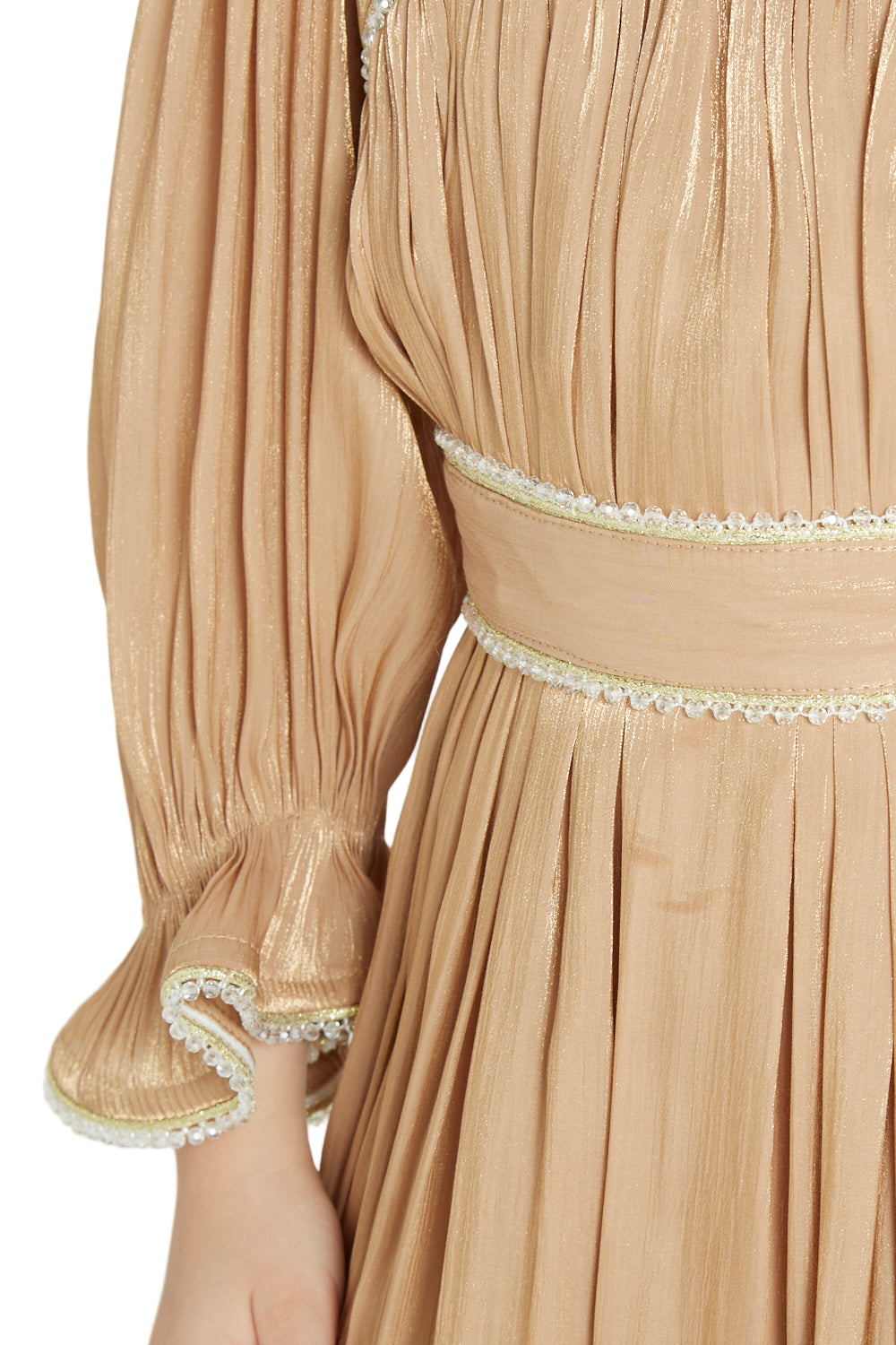 Shimmer Detail Party Gown