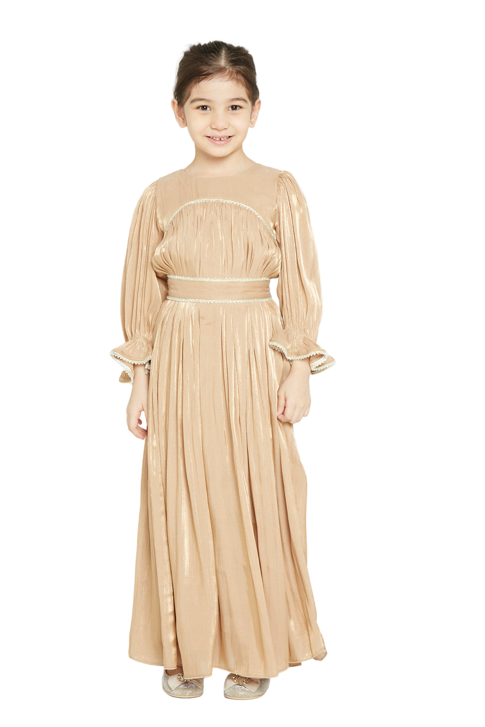 Shimmer Detail Party Gown