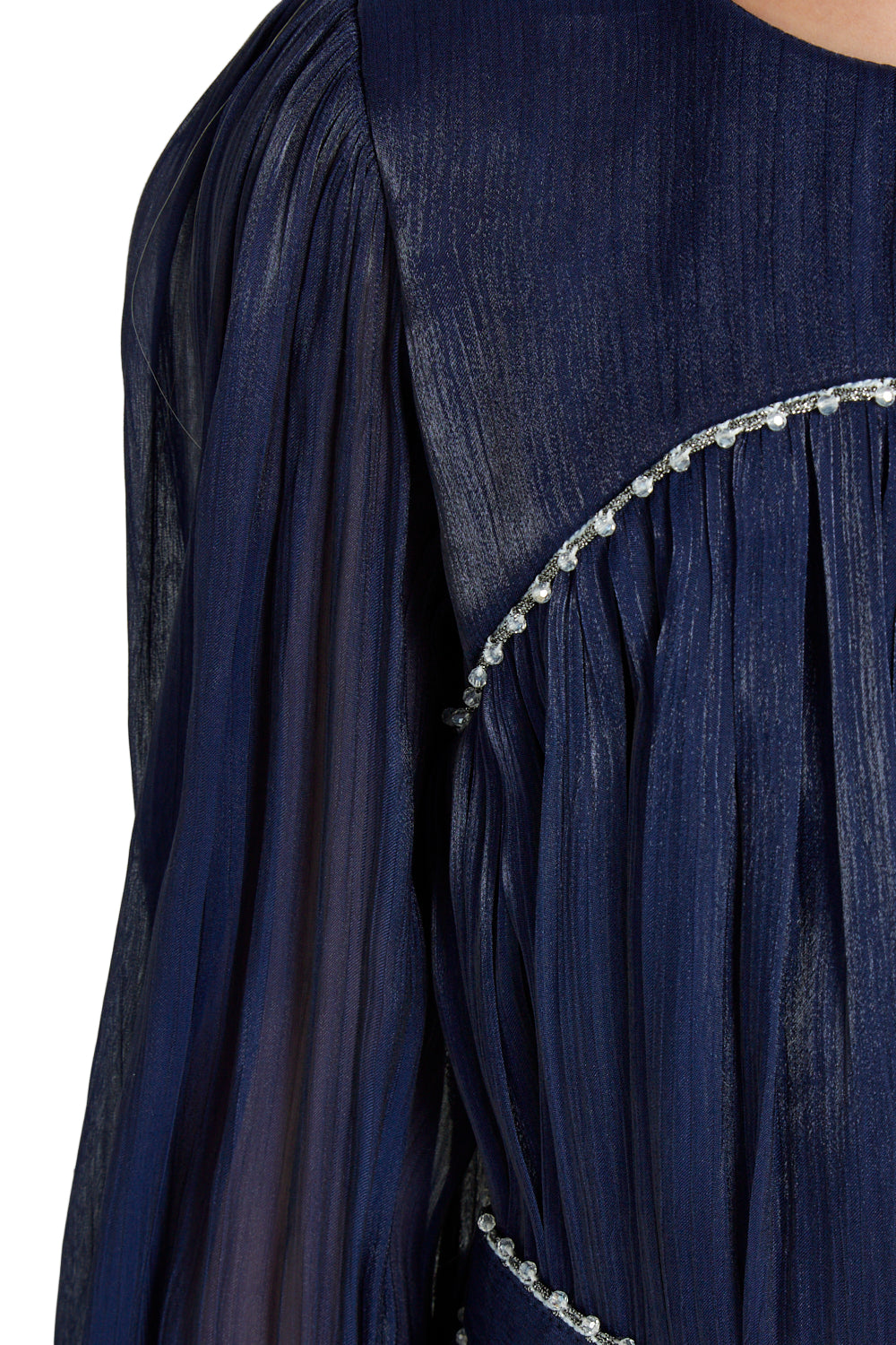 Shimmer Detail Party Gown