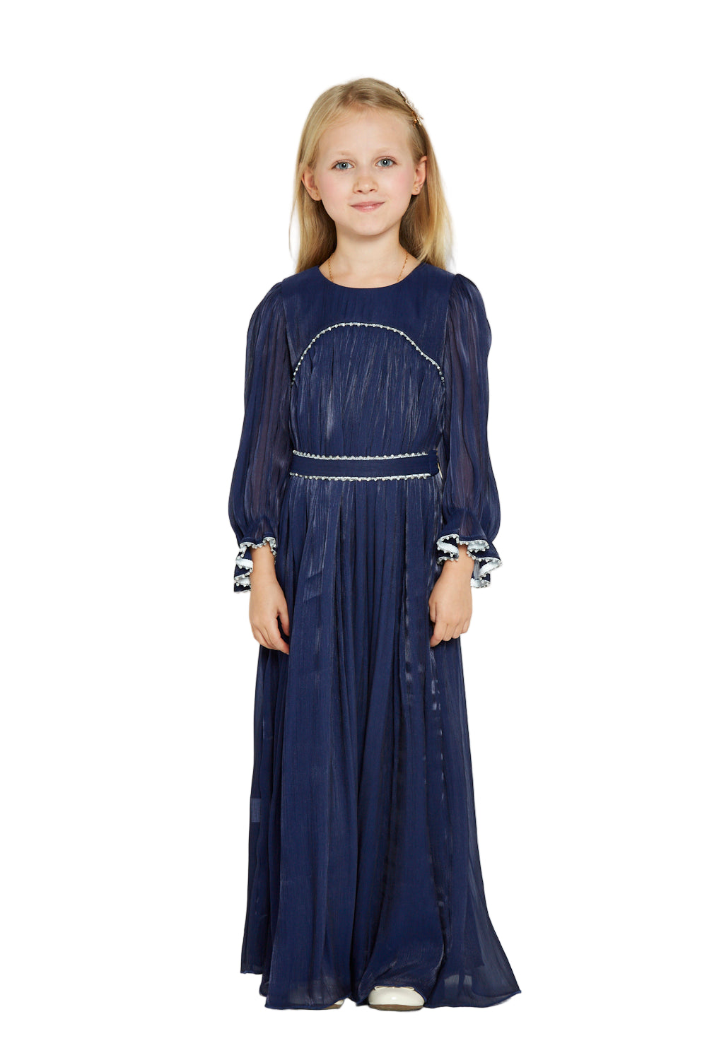 Shimmer Detail Party Gown