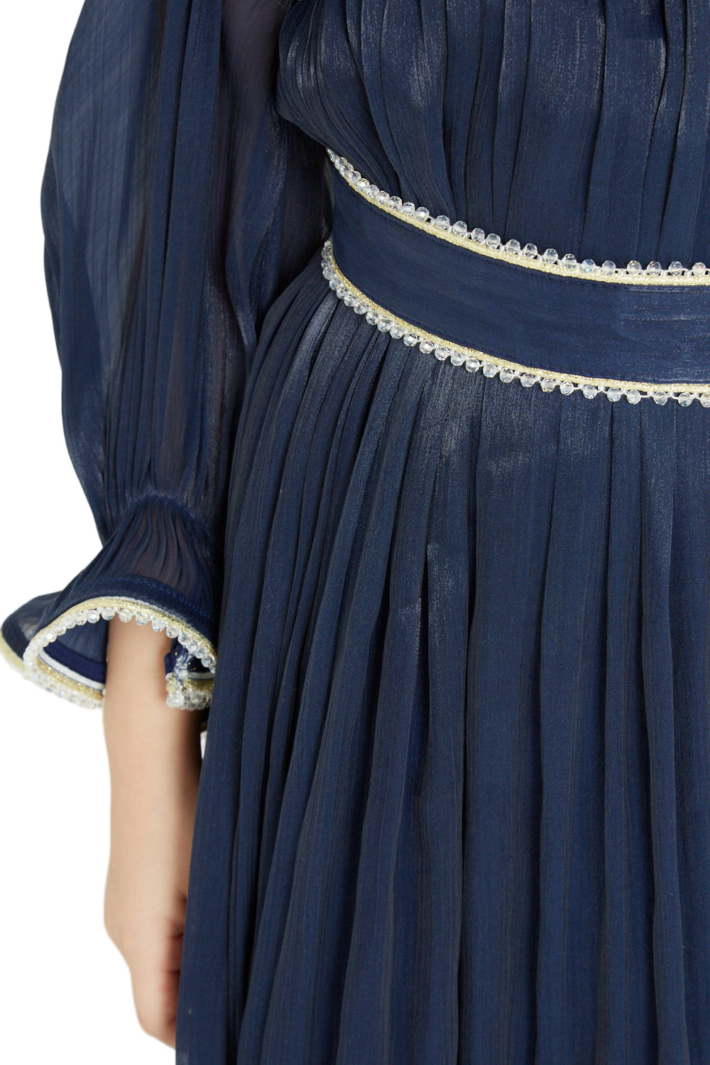 Shimmer Detail Party Gown