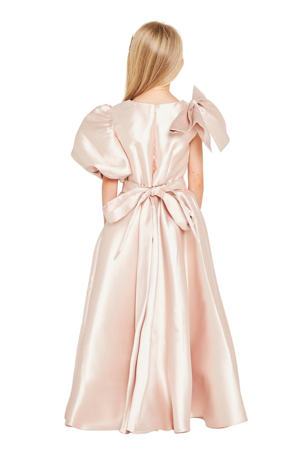 Statement Shoulder Bow Detail Gown