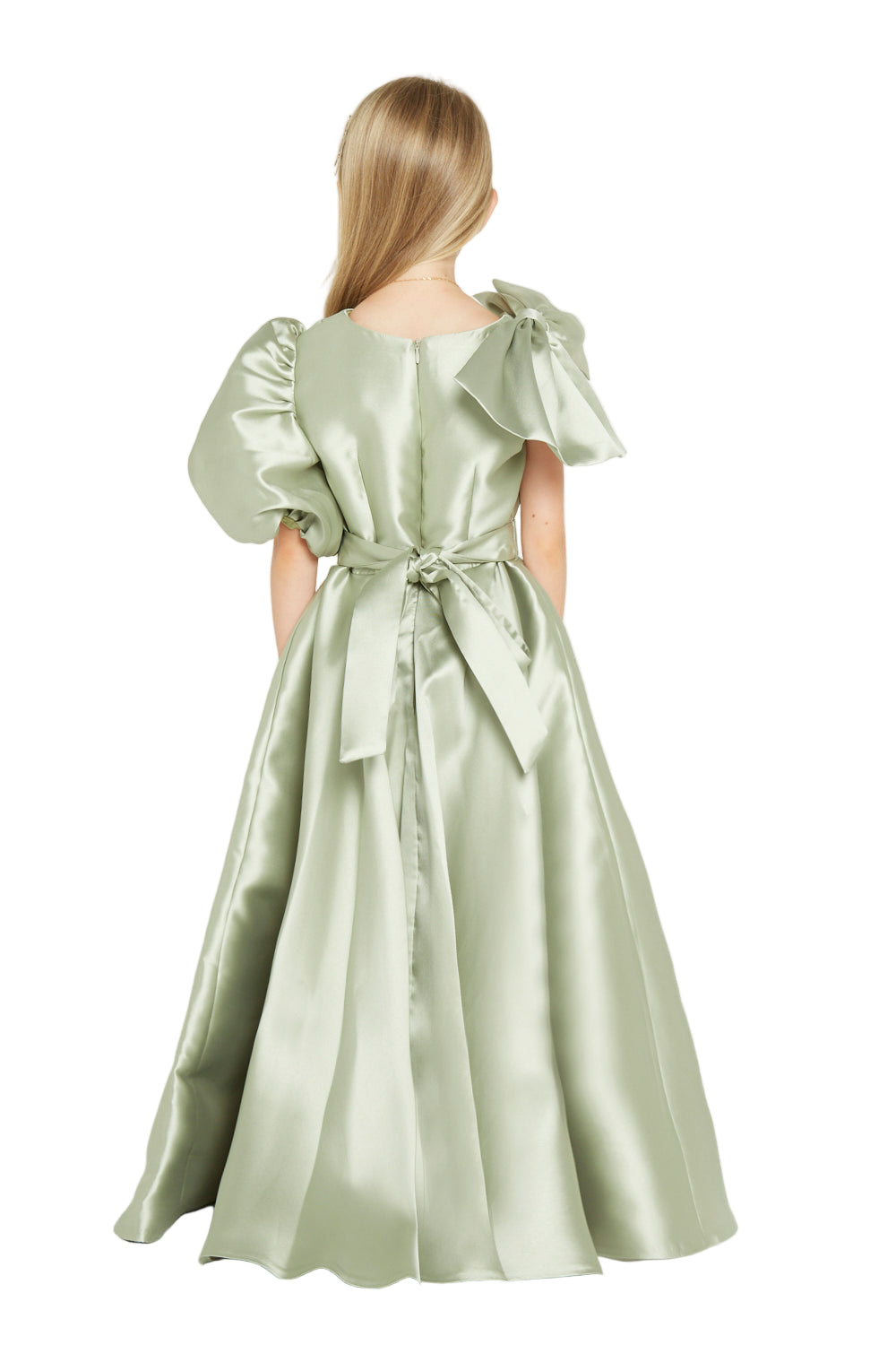 Statement Shoulder Bow Detail Gown