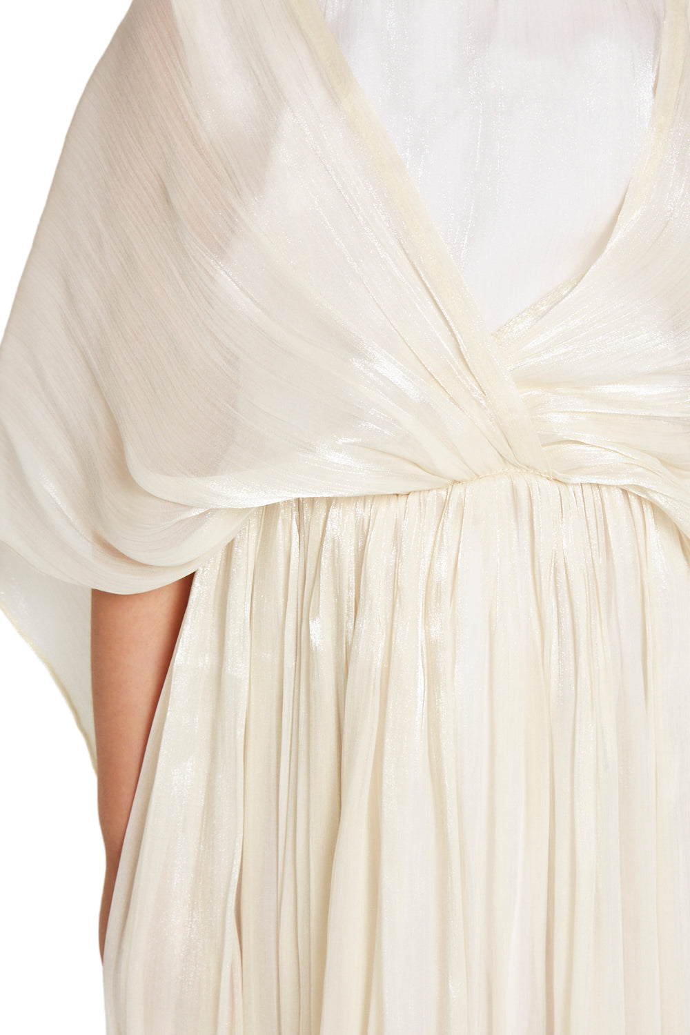 Sheer Overlay Party Gown