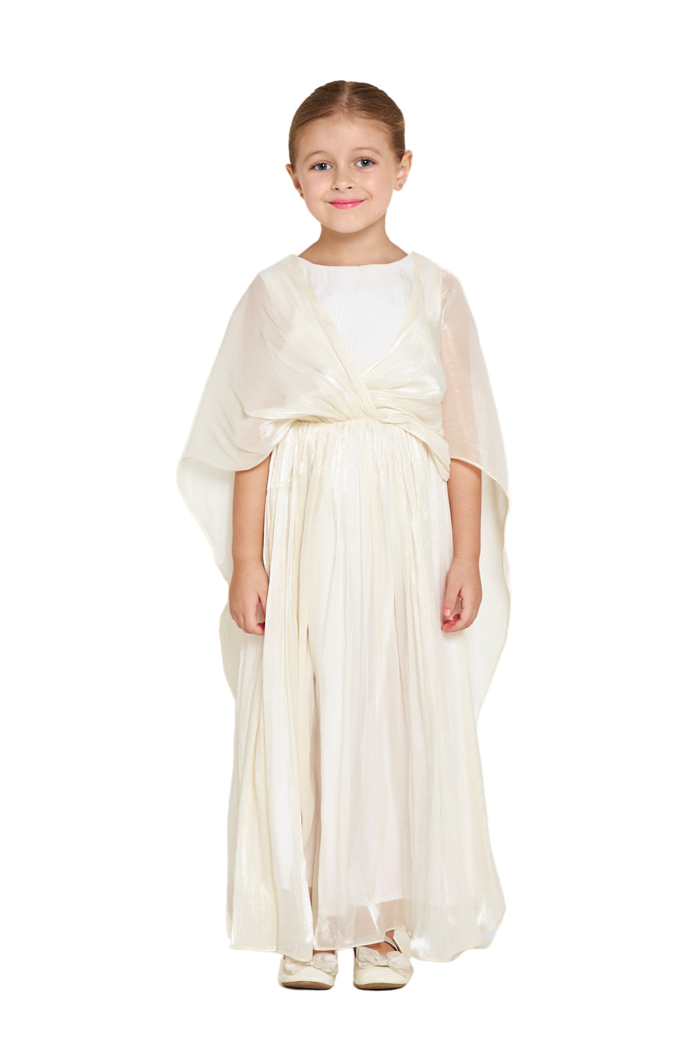 Sheer Overlay Party Gown