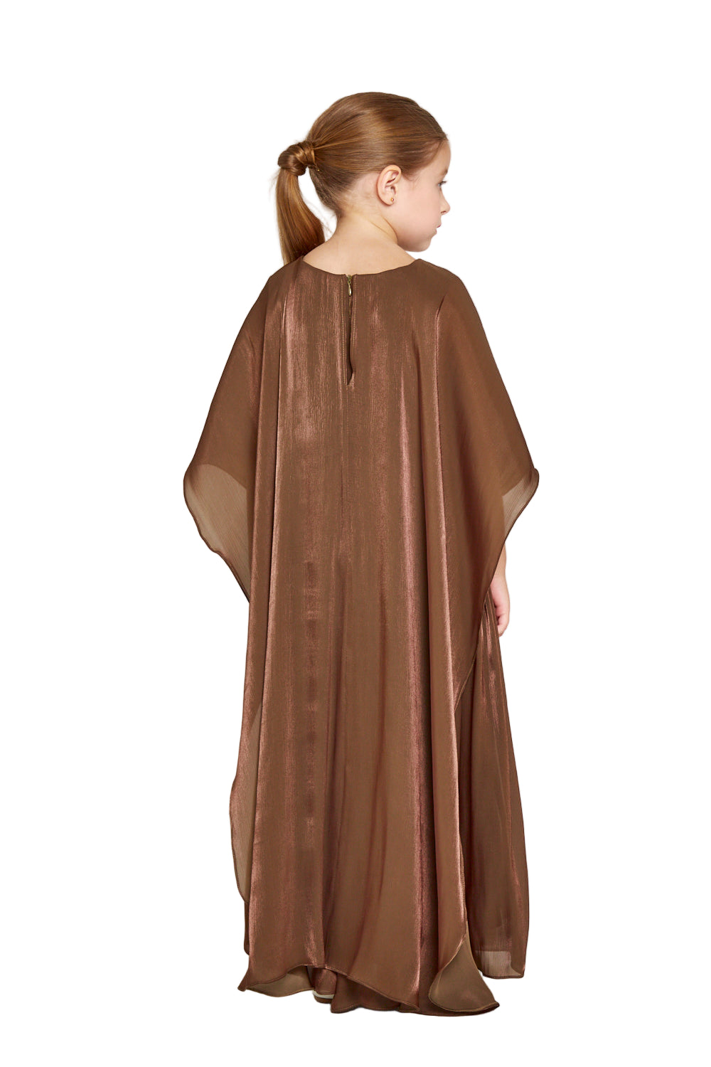 Sheer Overlay Party Gown