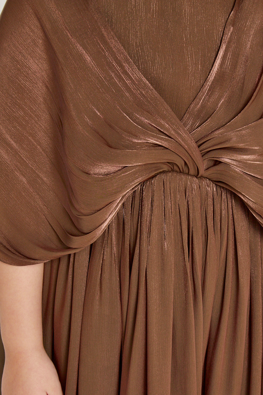 Sheer Overlay Party Gown