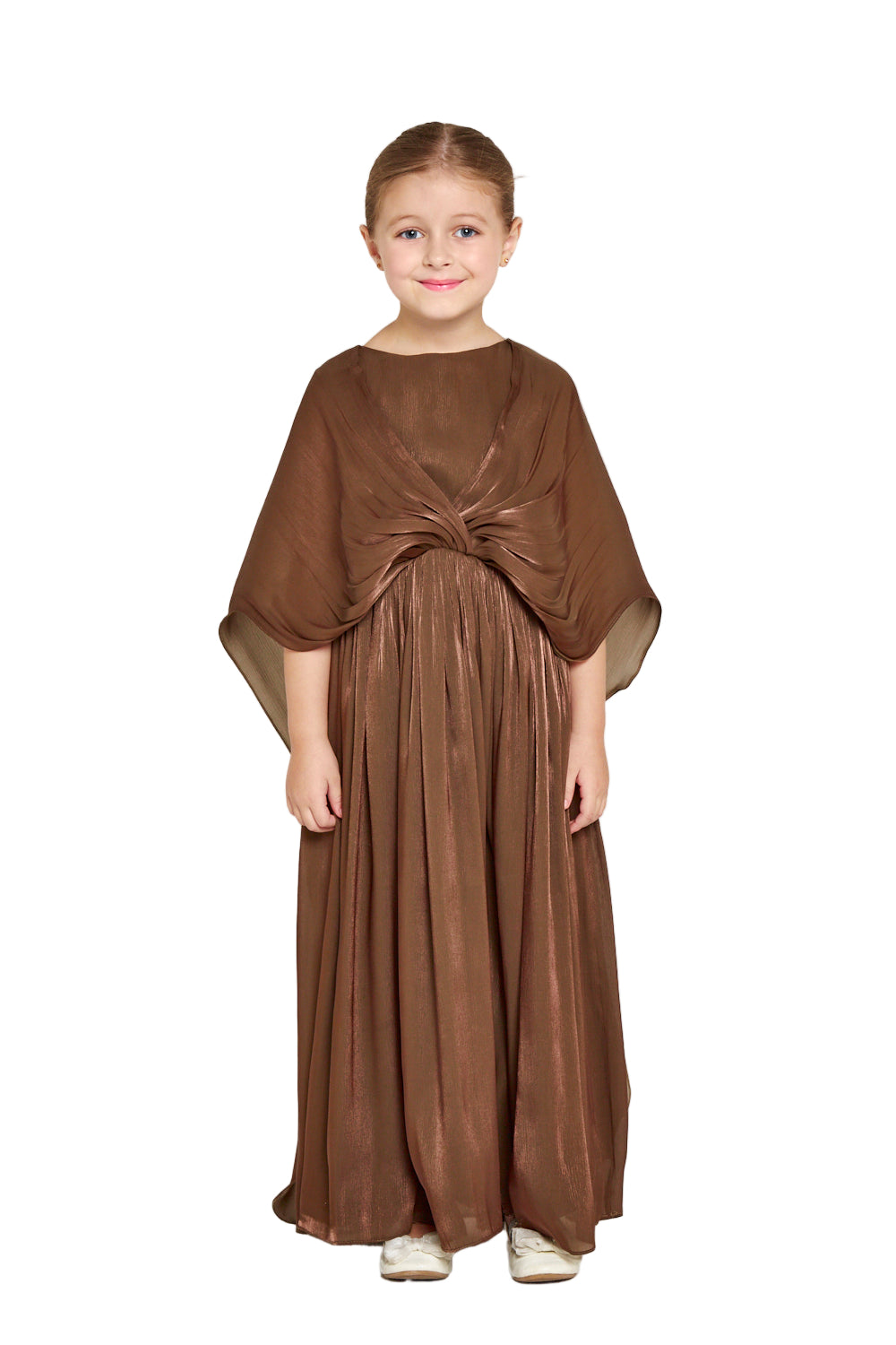 Sheer Overlay Party Gown