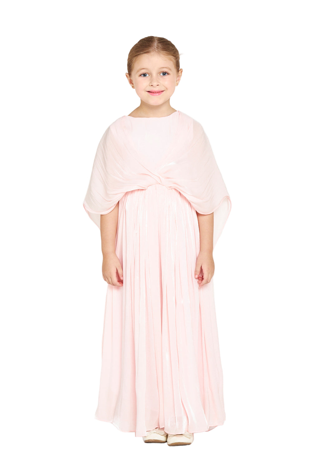 Sheer Overlay Party Gown