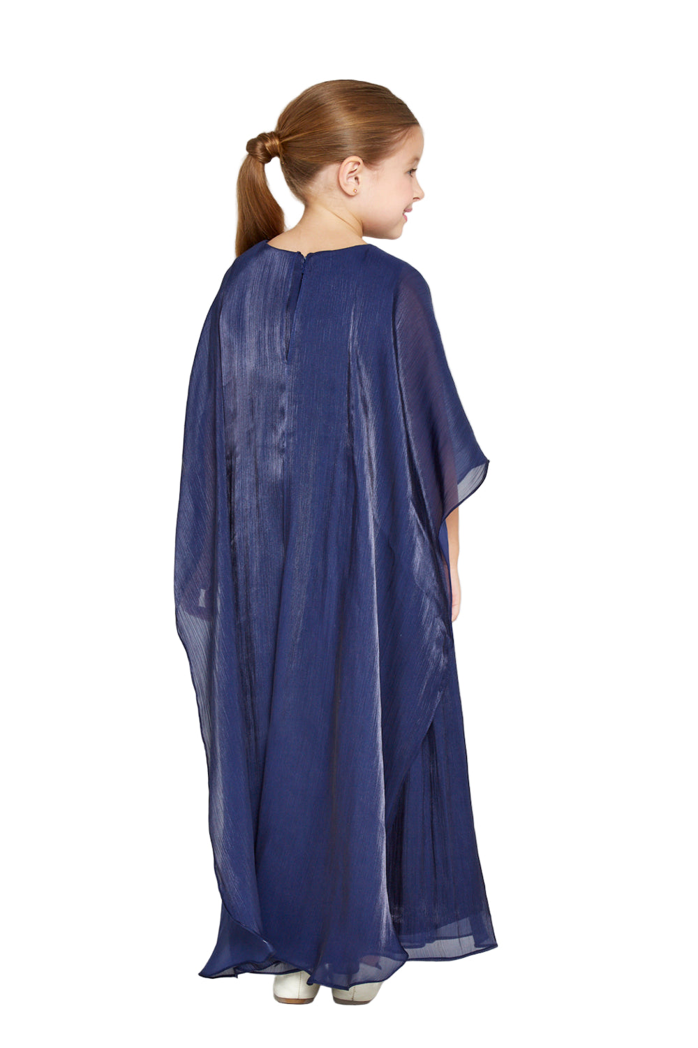 Sheer Overlay Party Gown