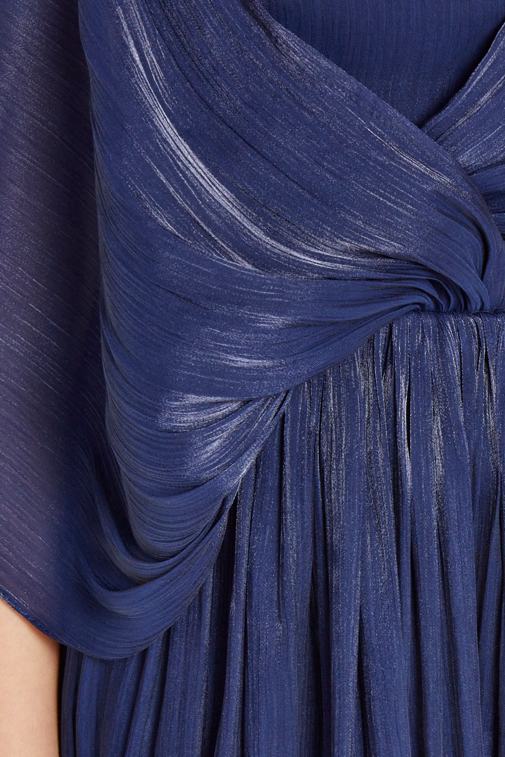 Sheer Overlay Party Gown