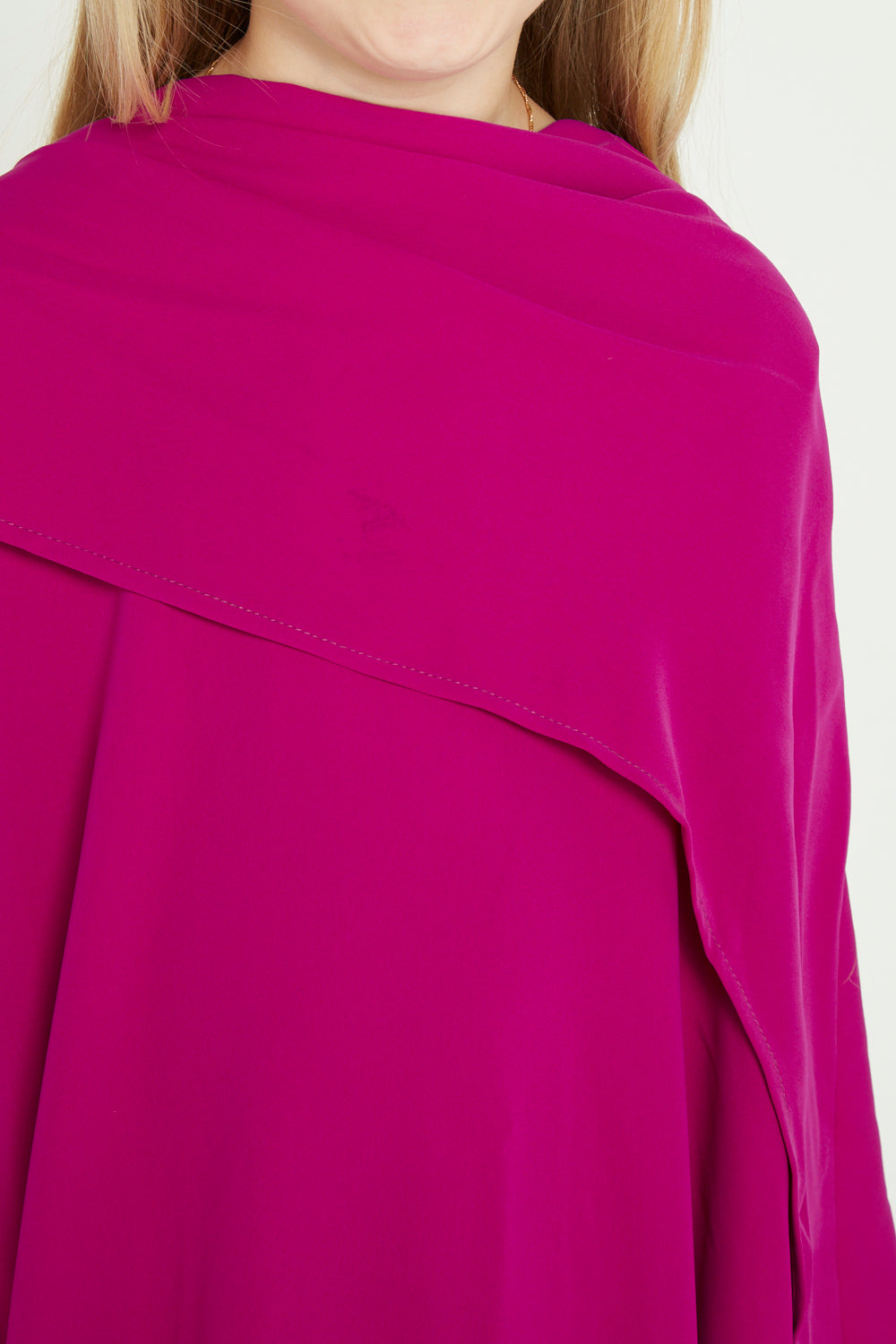 Solid Flowing Asymmetrical Draped Gown