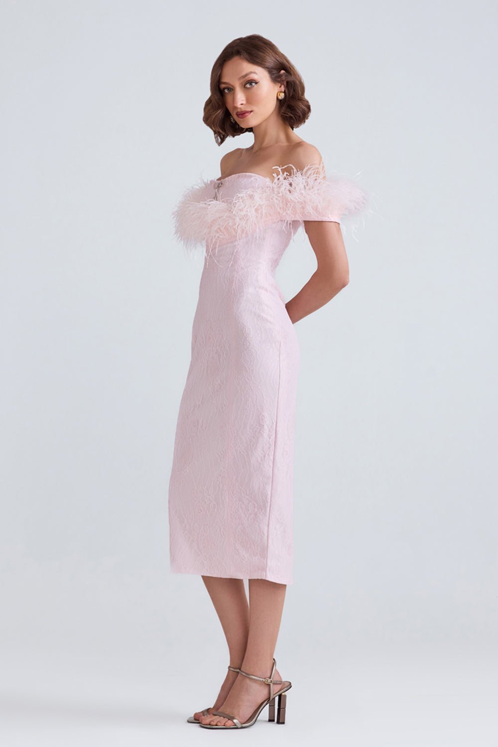 Camilla Lace Midi Dress