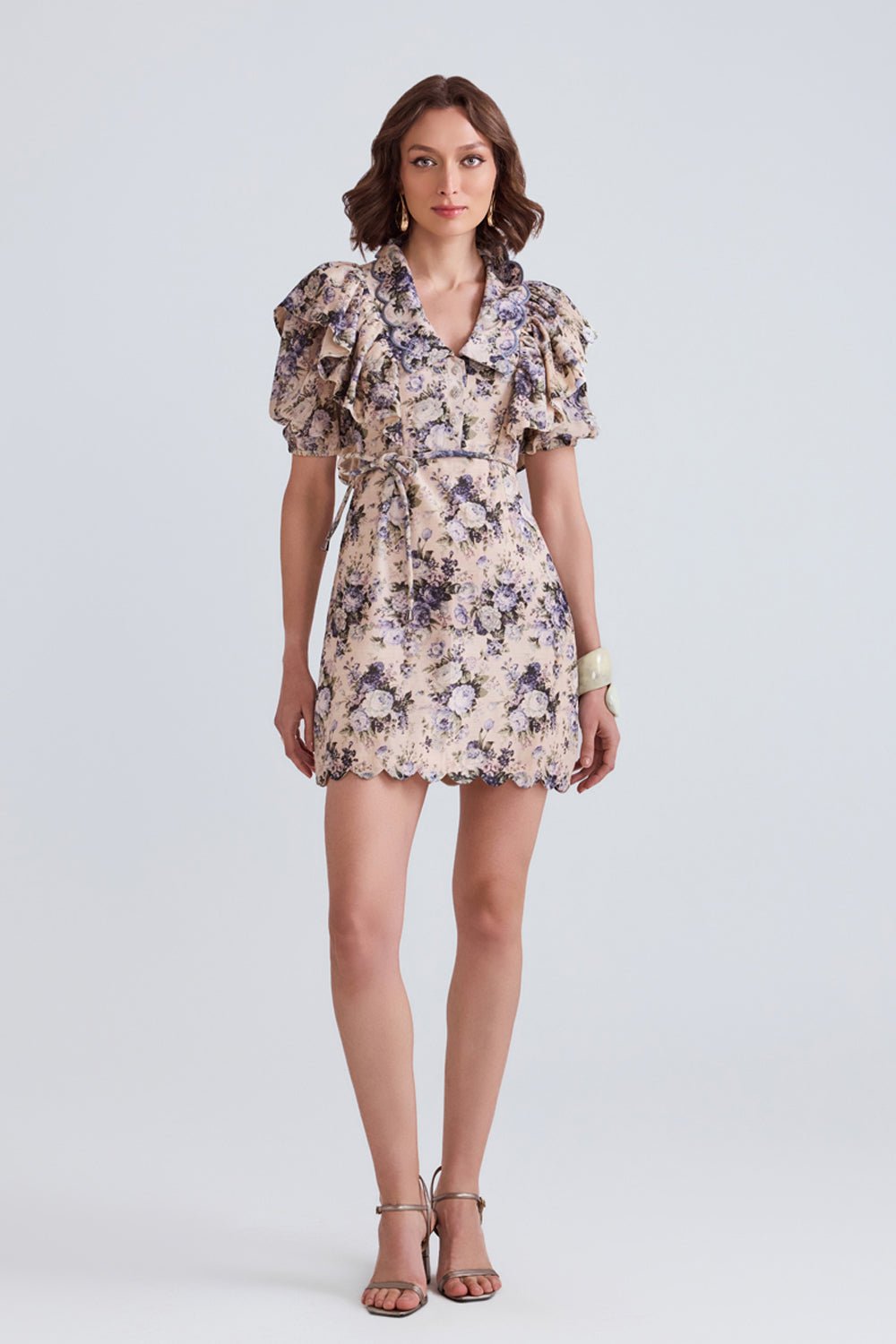 Eden Floral Cotton Mini Dress