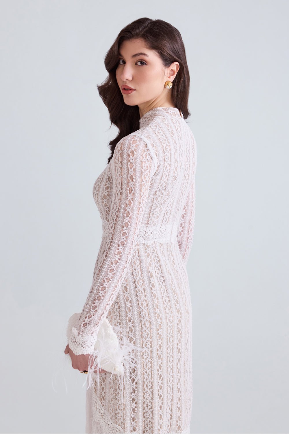 Elise Lace Maxi Dress