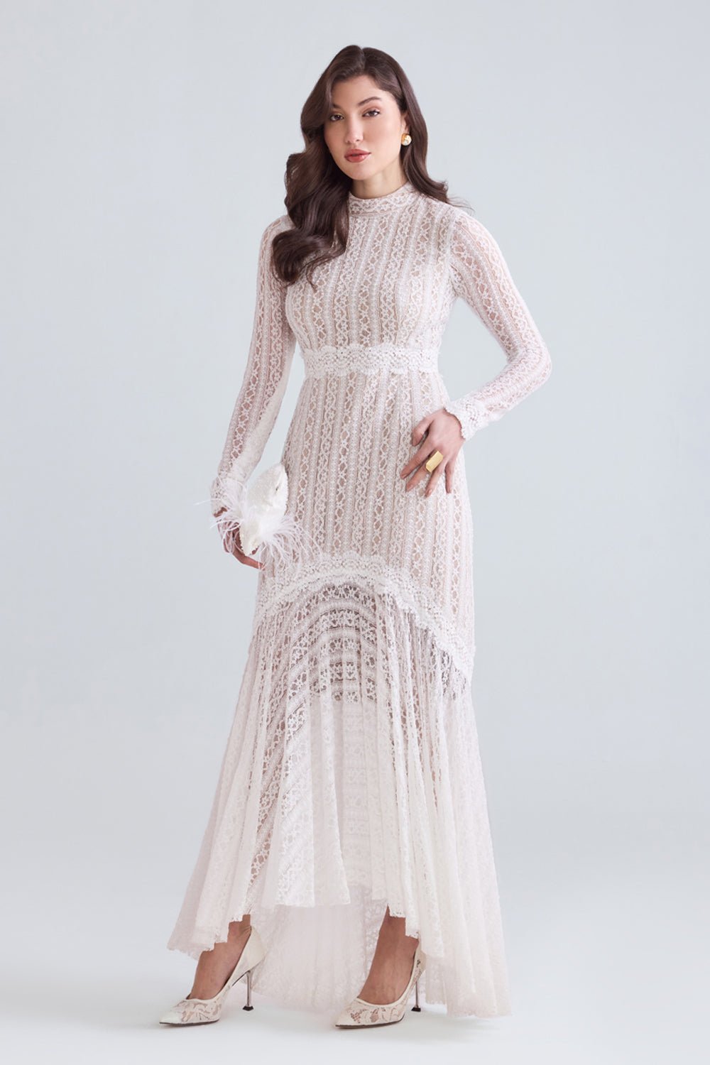 Elise Lace Maxi Dress