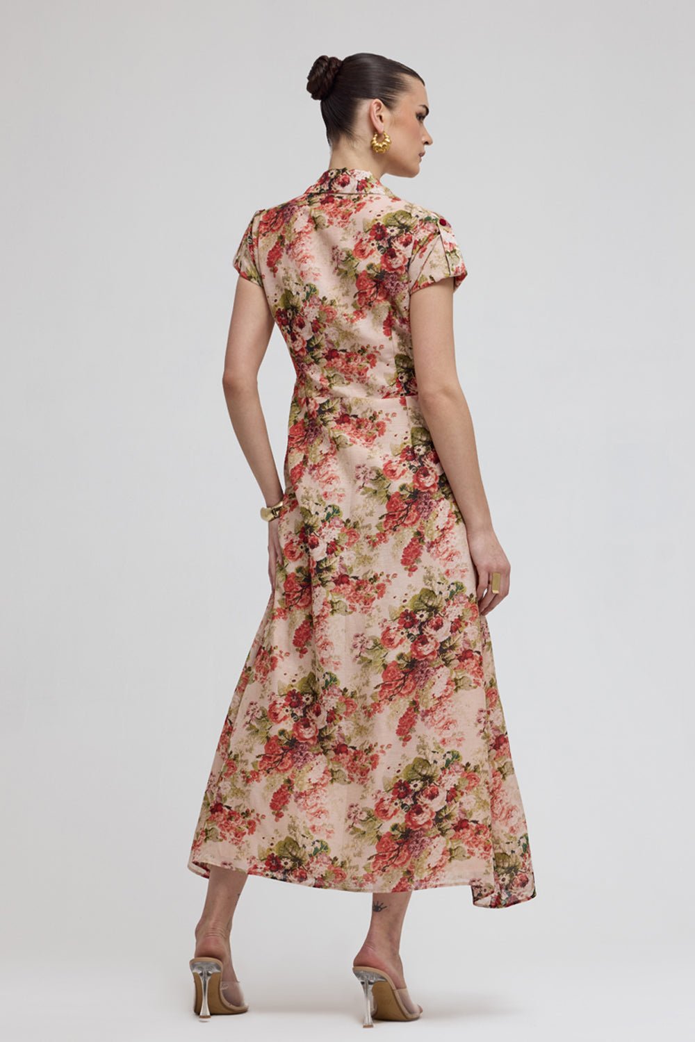 Jane Floral Midi Dress