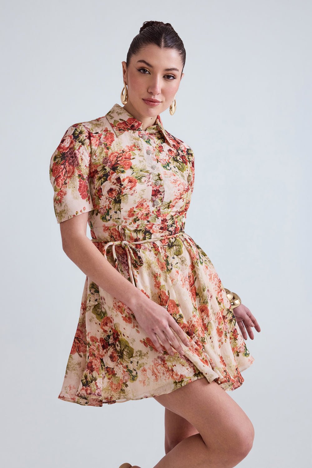 Jane Floral Mini Dress
