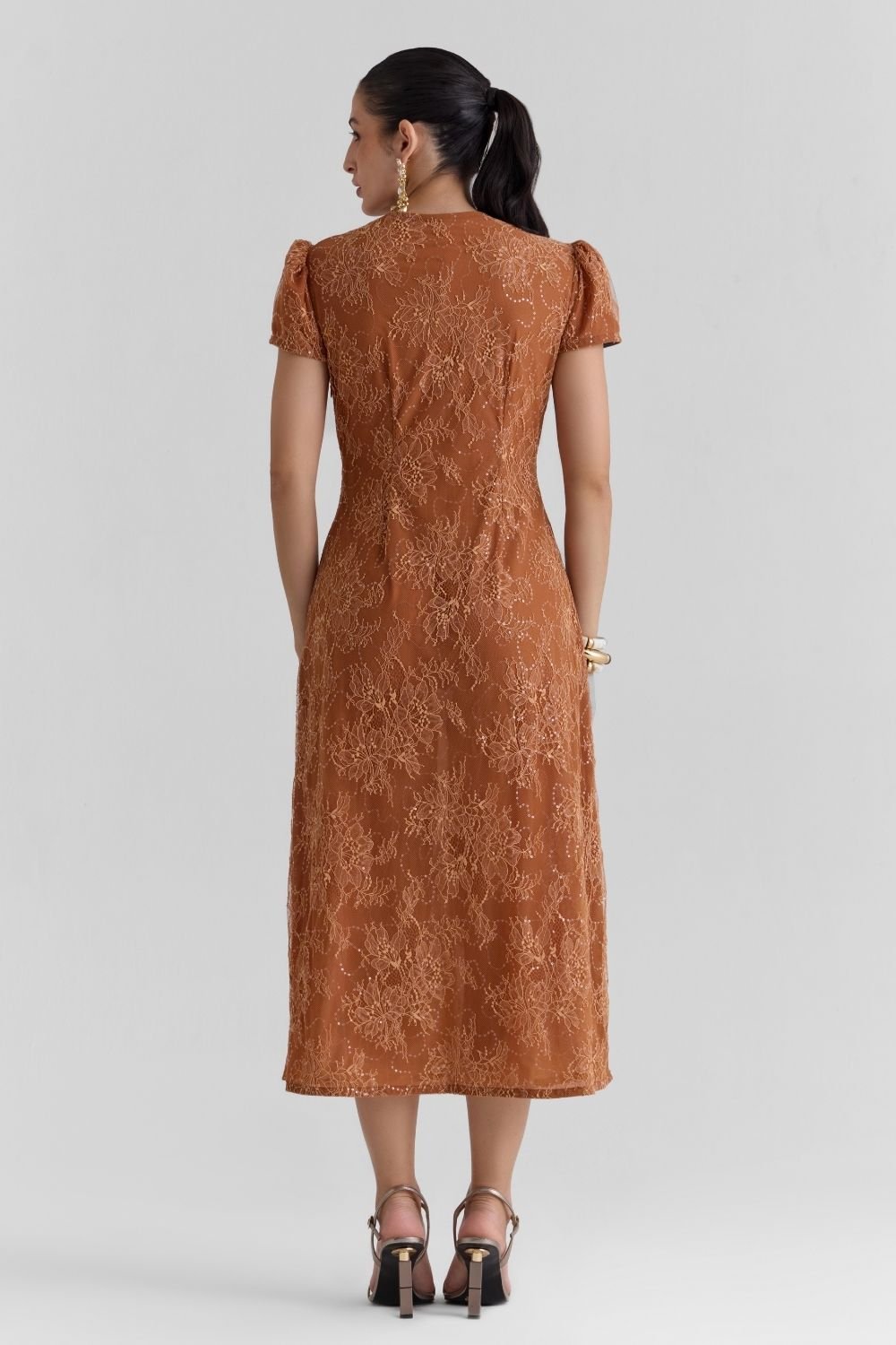 Meadow Lace Midi Dress