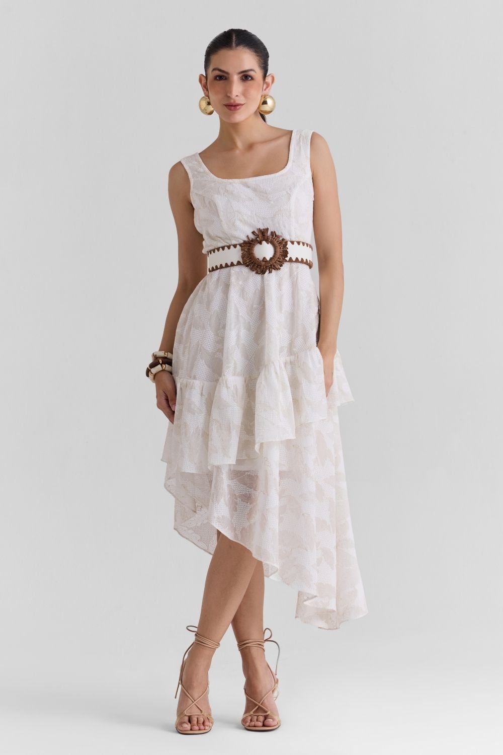 Odette Lace Midi Dress