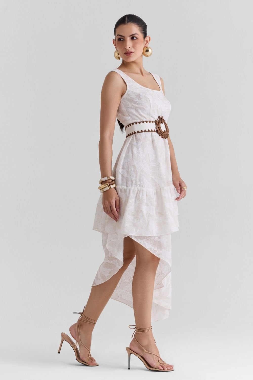 Odette Lace Midi Dress