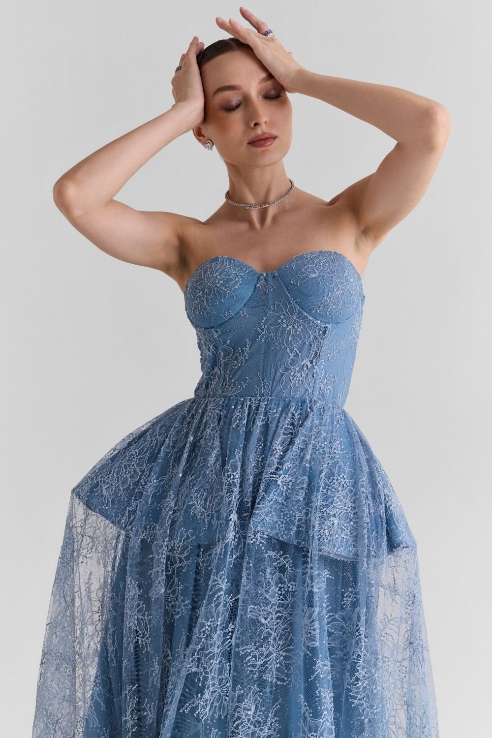 Rosaline Corset Lace Gown