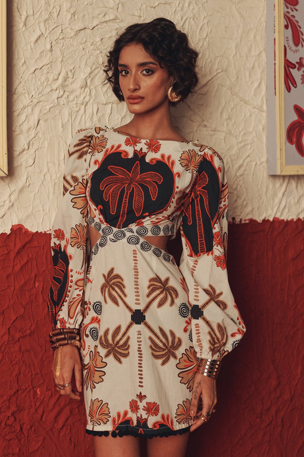 Sandswept Handcrafted Mini Dress