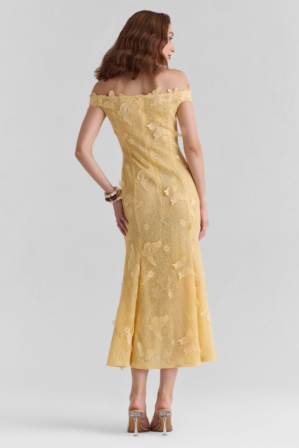 Saphira Lace Midi Dress