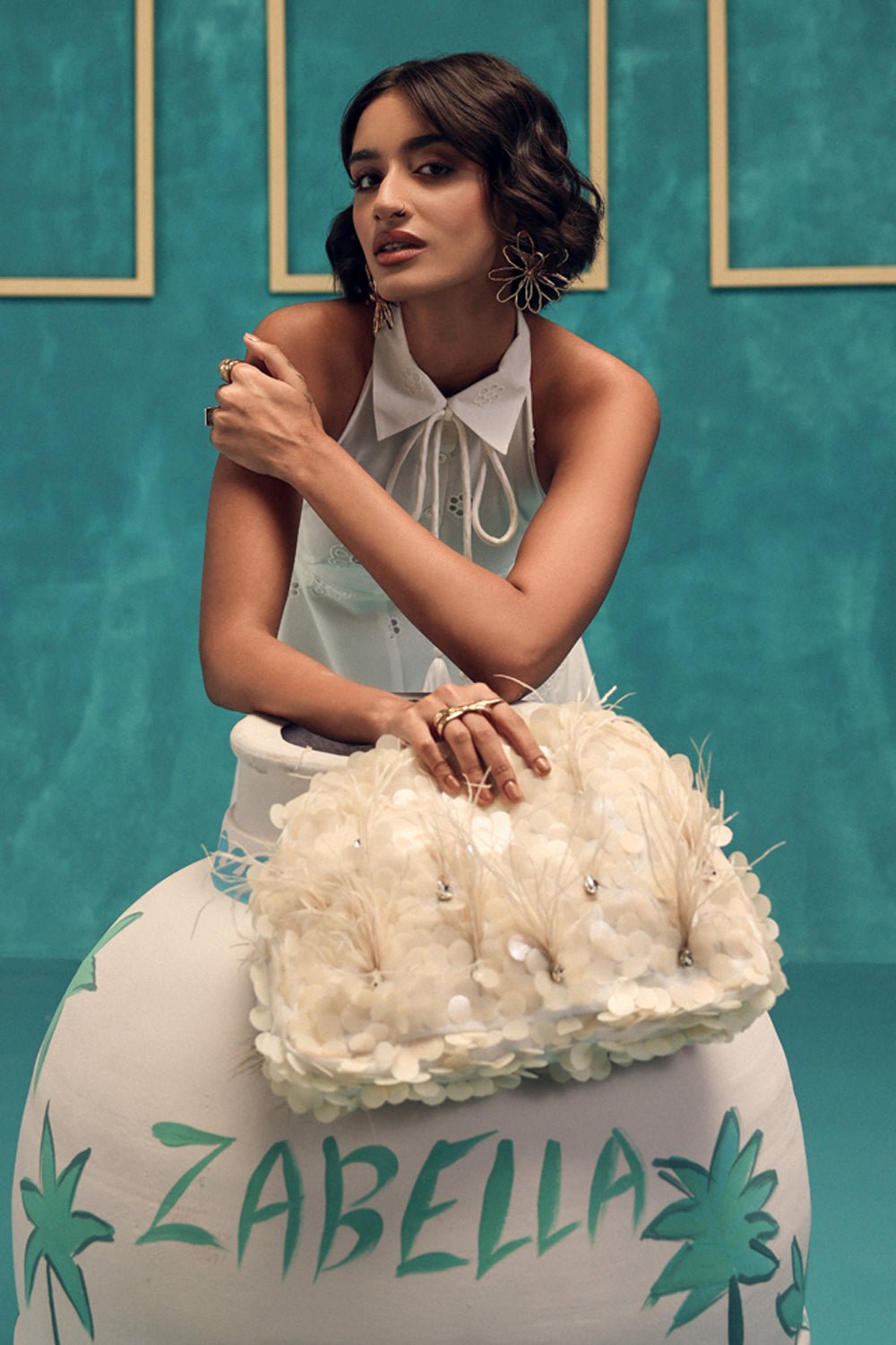 Sierra Cutwork Midi Dress