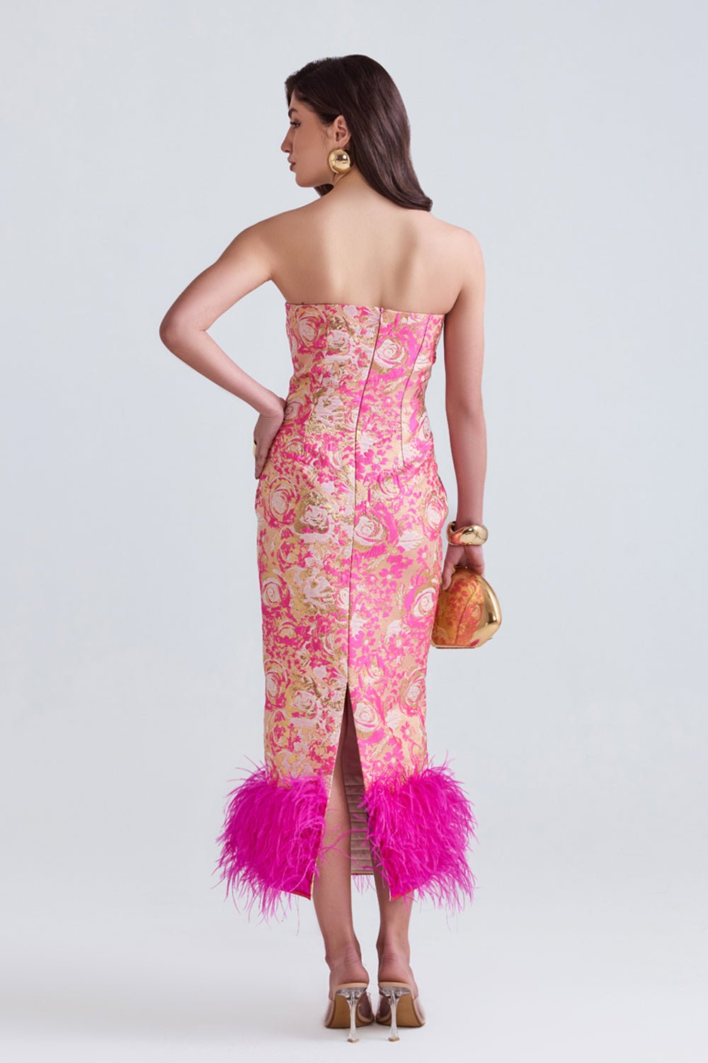 Svana Jacquard Midi Dress