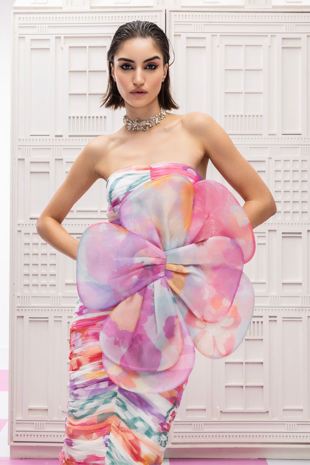 Valentina Floral Midi Dress