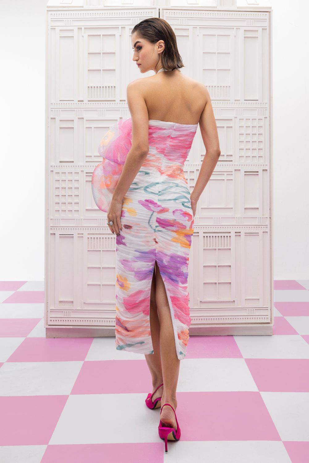 Valentina Floral Midi Dress