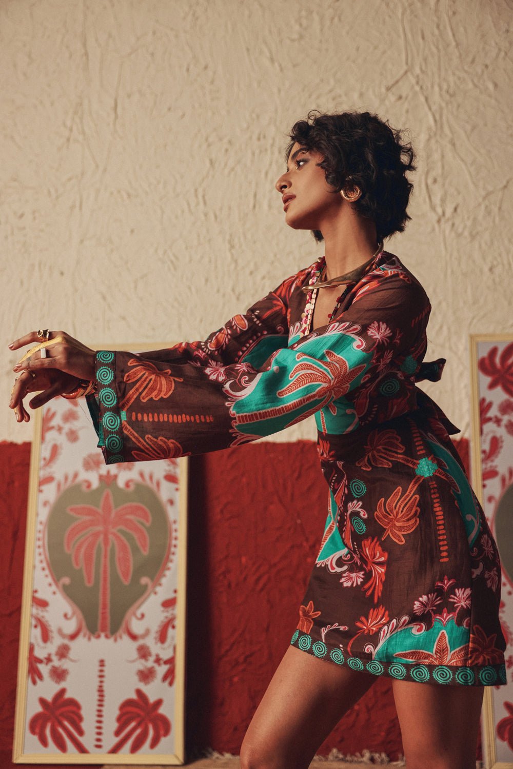 Wanderfolk Handcrafted Mini Dress