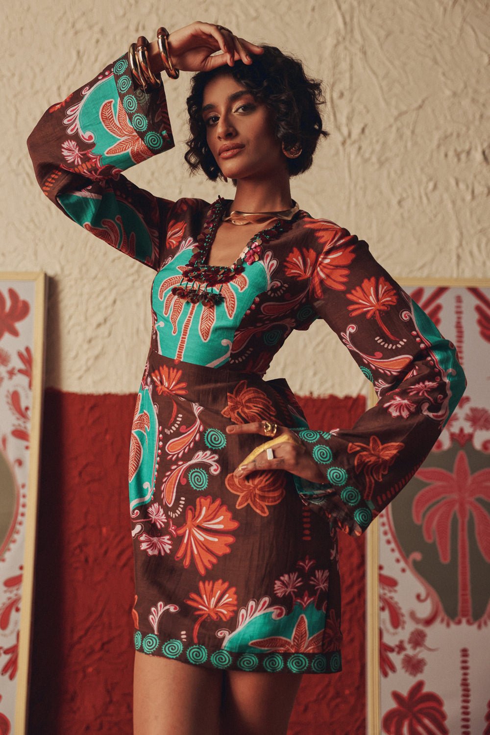 Wanderfolk Handcrafted Mini Dress